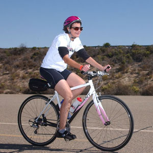 Jessica, Marianne, Paul & Denise do the MS 150